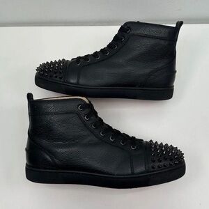 Christian Louboutin Spikes High ‘ Black ’ - VERY CLEAN Size 44EU (11 US)